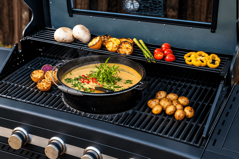 Sunwind Disa Gassgrill – 4 brennere, 17 kW og Kokegrop